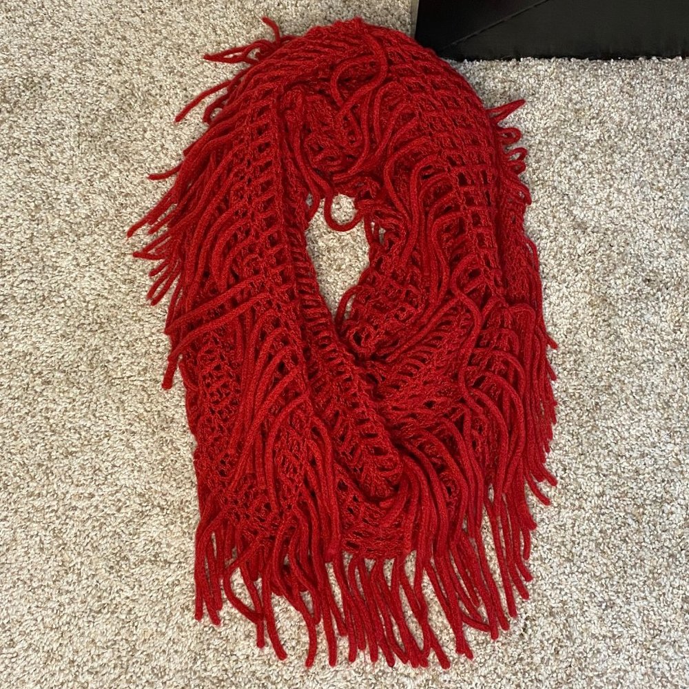 Red Infinity Scarf